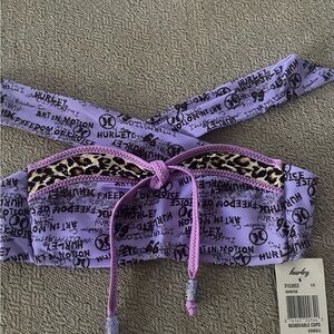 Hurley bandeau bikini top